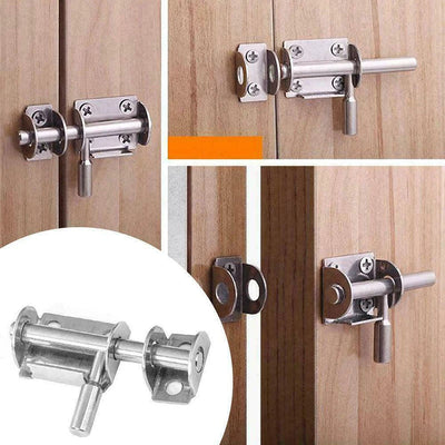 Stainless Steel Door Latch Solid Sliding Bolts Latch Hasp Home Hardware Gate Safety Toilet Door Lock Shoppers Synchrony