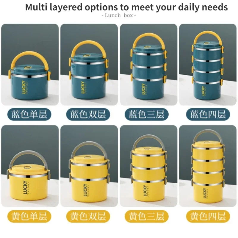 Portable Lunch Box Thermo Insulation Bento Thermos Containers Bento Bag Food Warmer for Kids Food Containers Shoppers Synchrony