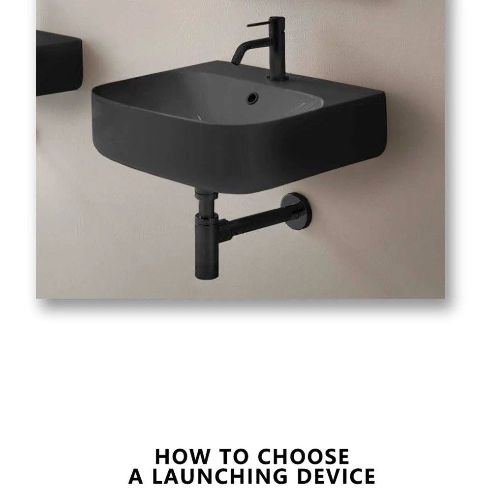 Black Bathroom Basin Bottle Trap Sink Waste Siphon Pipe Kits Toilet Deodorization Insect Stopper Drain Fittings Bathroom Basin Shoppers Synchrony