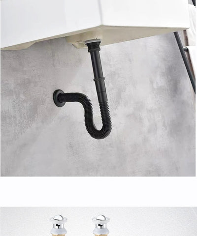 Brass Retractable Drain Hose Bathroom Sink Flexible Drainpipe Basin Pop Up Tube Washbasin Wall Floor Flushing Pipe Fittings Shoppers Synchrony