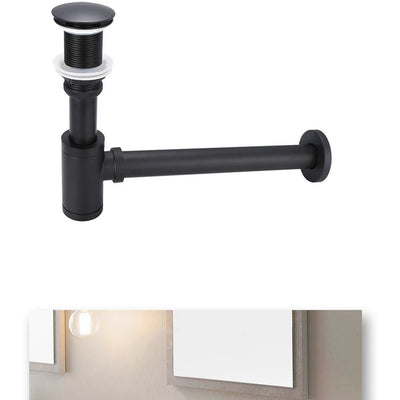 Black Bathroom Basin Bottle Trap Sink Waste Siphon Pipe Kits Toilet Deodorization Insect Stopper Drain Fittings Bathroom Basin Shoppers Synchrony