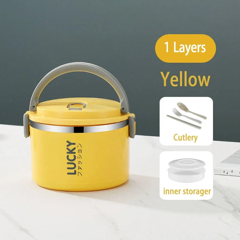 Portable Lunch Box Thermo Insulation Bento Thermos Containers Bento Bag Food Warmer for Kids Food Containers Shoppers Synchrony
