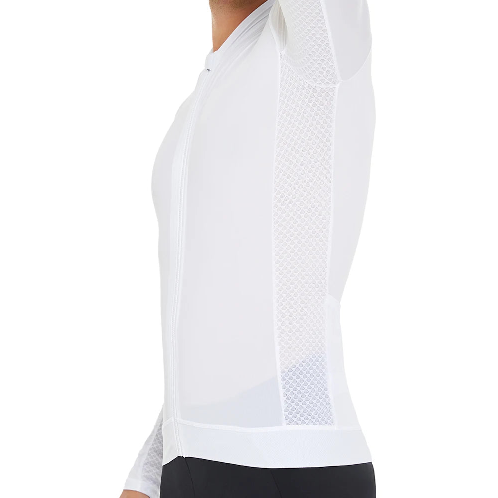 HISERWA Cycling Jersey Long Sleeve Men Pro Aero Slim Fit Cycling Jersey MTB Road Bike Clothing Breathable Quick Dry Shirt Bicycl Shoppers Synchrony