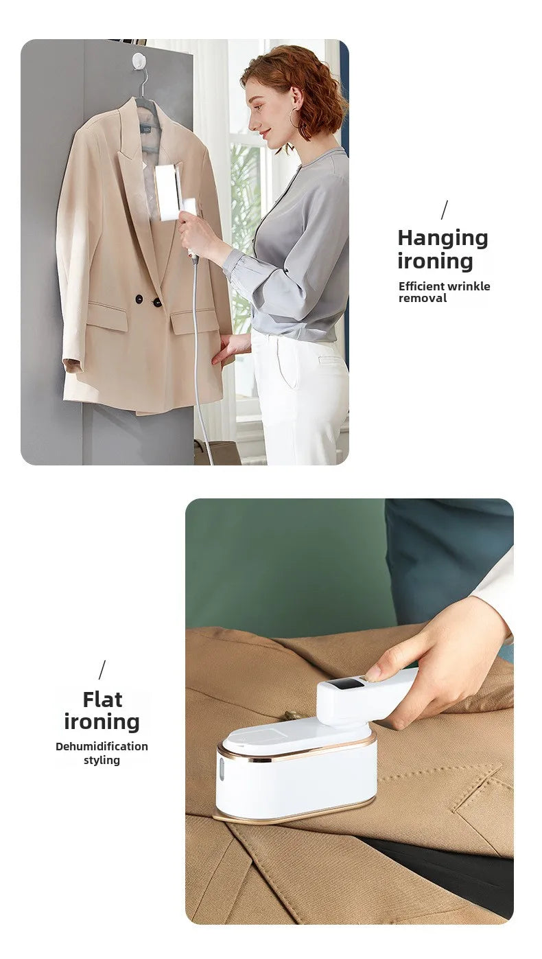 1200W Powerful Steamer Iron for Clothes with 3 Modes and 150ml Water Tank Portable Handheld Garment Steamer for Home Dorm Travel Shoppers Synchrony