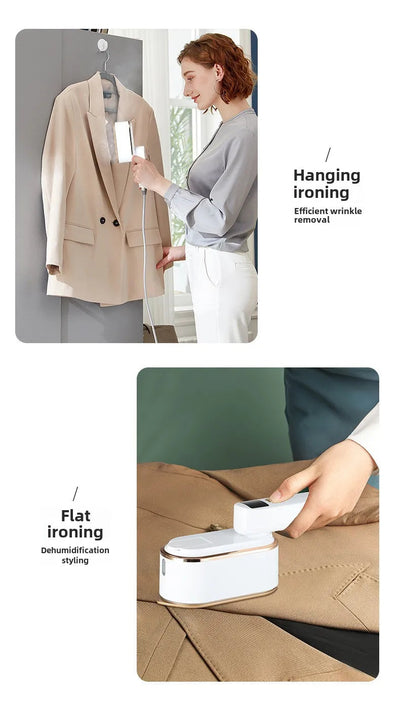 1200W Powerful Steamer Iron for Clothes with 3 Modes and 150ml Water Tank Portable Handheld Garment Steamer for Home Dorm Travel Shoppers Synchrony