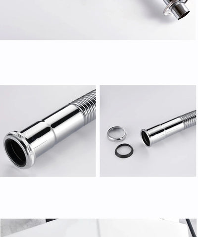 Brass Retractable Drain Hose Bathroom Sink Flexible Drainpipe Basin Pop Up Tube Washbasin Wall Floor Flushing Pipe Fittings Shoppers Synchrony