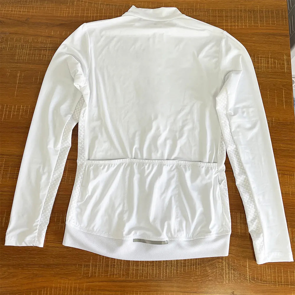 HISERWA Cycling Jersey Long Sleeve Men Pro Aero Slim Fit Cycling Jersey MTB Road Bike Clothing Breathable Quick Dry Shirt Bicycl Shoppers Synchrony