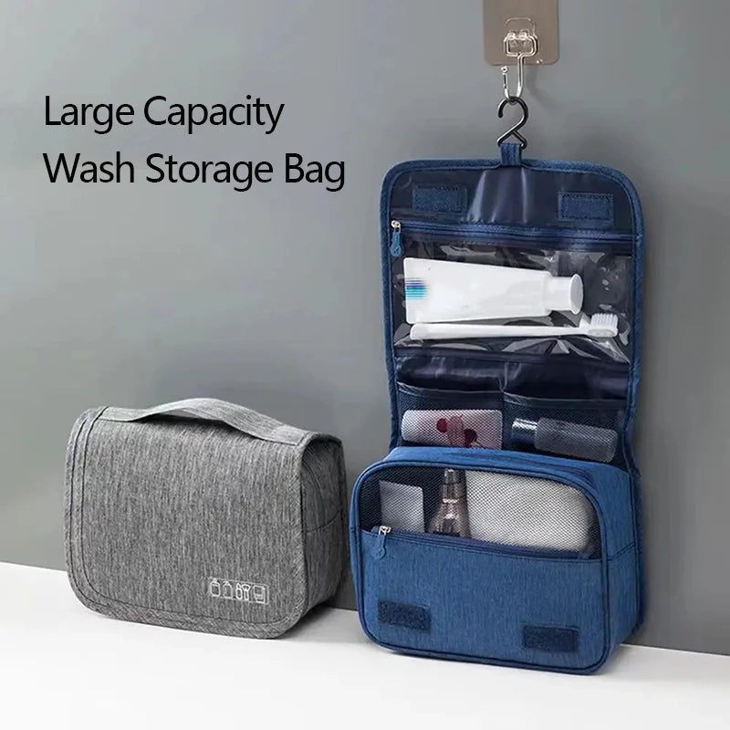 Large Capacity Washing Supplies Storage Bag Multifunction Travel Storage Handbag Portable Makeup Bag Waterproof Hanging Bags Shoppers Synchrony