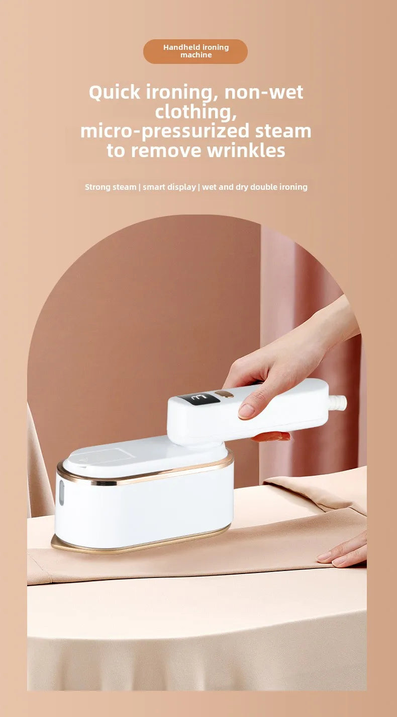 1200W Powerful Steamer Iron for Clothes with 3 Modes and 150ml Water Tank Portable Handheld Garment Steamer for Home Dorm Travel Shoppers Synchrony