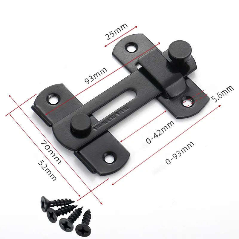 Door Lock Guard Latch Bolt 90°/180° Stainless Steel Toggle Latch Sliding Barn Door Lock Wine Cabinet Closet Right Angle Lock Shoppers Synchrony