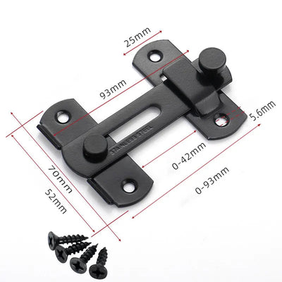 Door Lock Guard Latch Bolt 90°/180° Stainless Steel Toggle Latch Sliding Barn Door Lock Wine Cabinet Closet Right Angle Lock Shoppers Synchrony