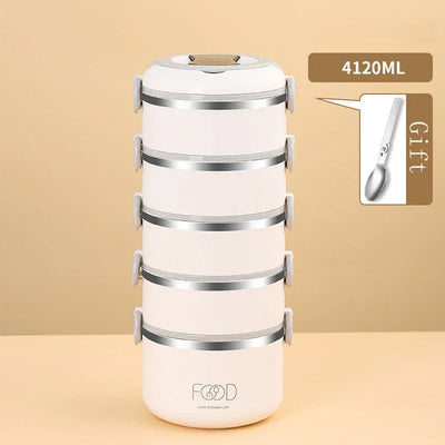 Bento Lunch Box Japanese Multilayer Stainless Steel Bento Box Food Container Storage Portable Thermos Food Jar Kid Bento Box Shoppers Synchrony