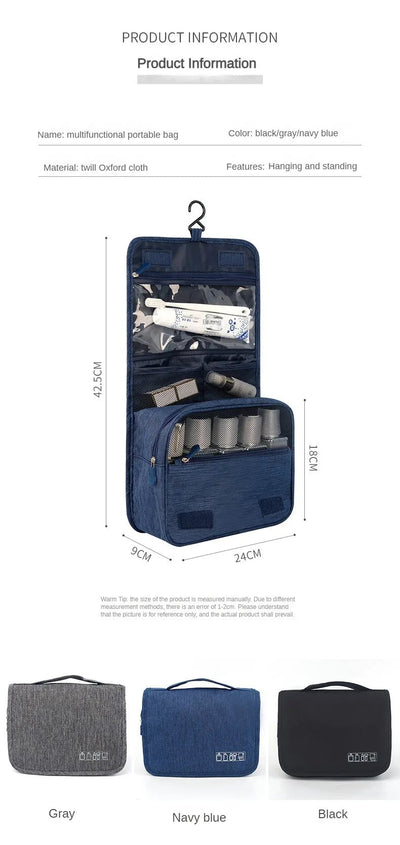 Quality Travel Makeup Bags Women Waterproof Cosmetic Bag Toiletries Organizer Hanging Dry And Wet Separation Storage Bag High Shoppers Synchrony