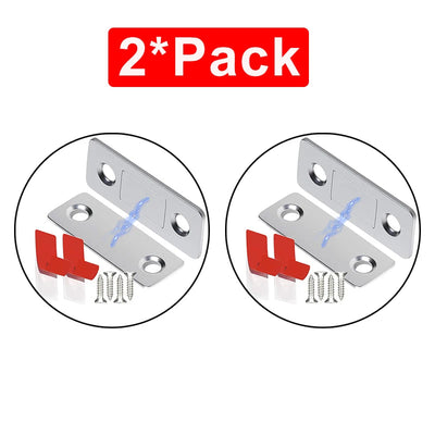 Magnetic Cabinet Catches Ultra Thin Door Strong Magnets Stopper Invisible Adhesive Drawer Magnet Lock for Kitchen Closet Closer Shoppers Synchrony