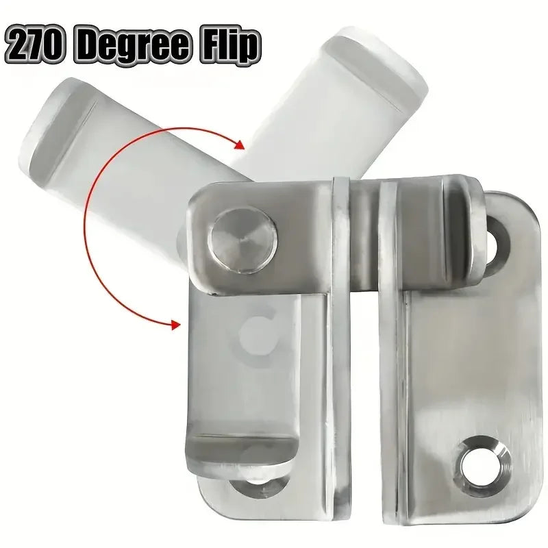 1Pc Flip Latch Slide Bolt Lock, Security Door For Barn Cabinets, Pet Cages, Garden, Bathroom, Garage, Windows Shoppers Synchrony