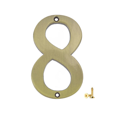 1Pcs 3Inch Metal House Numbers with M2 Screws Solid Zinc Alloy Mailbox Numbers 3D Address Numbers for Outside House Apartment Shoppers Synchrony