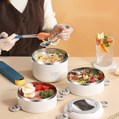 Bento Lunch Box Japanese Multilayer Stainless Steel Bento Box Food Container Storage Portable Thermos Food Jar Kid Bento Box Shoppers Synchrony