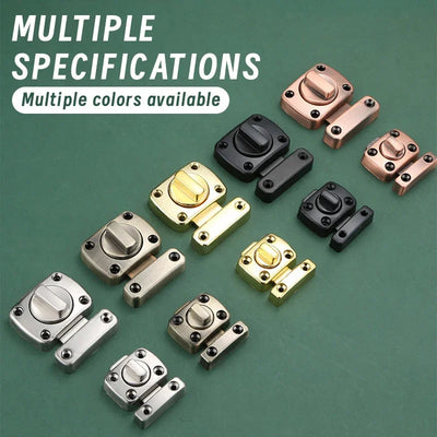 1pc Home Security Latch Rotate Bolt Latch Gate Latches Door Slide Lock Twist Rotating Barrel Lock For Bathroom Toilet Door Lock Shoppers Synchrony