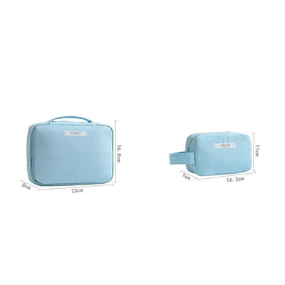 Travel Makeup Bag Water-resistant Toiletry Cosmetic Bag Portable Large Capacity Makeup Box Skincare Toiletry Storage Organizer Shoppers Synchrony