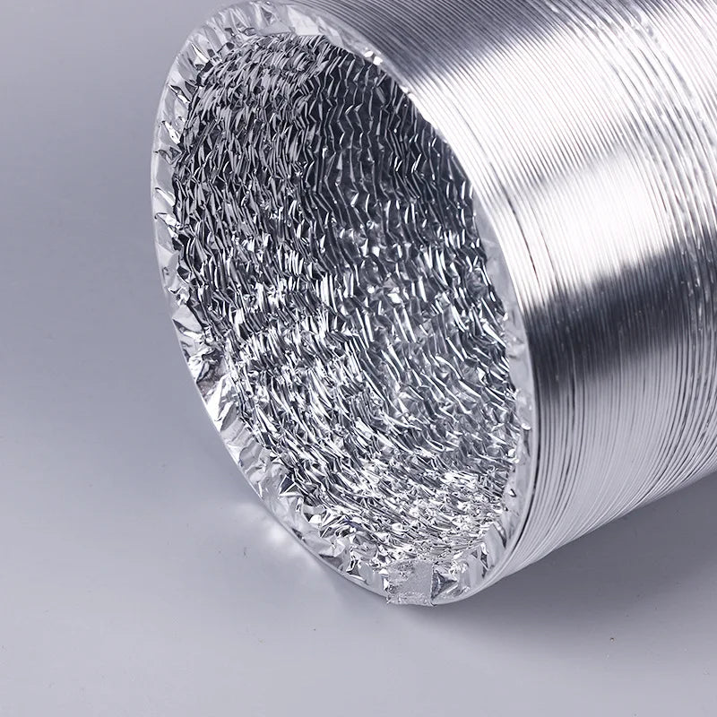 ∅60-150mm Dryer PVC Aluminum Foil Smoke Tube Flexible Ventilation Duct for Kitchen Bathroom Extractor Fitting Pipe Shoppers Synchrony