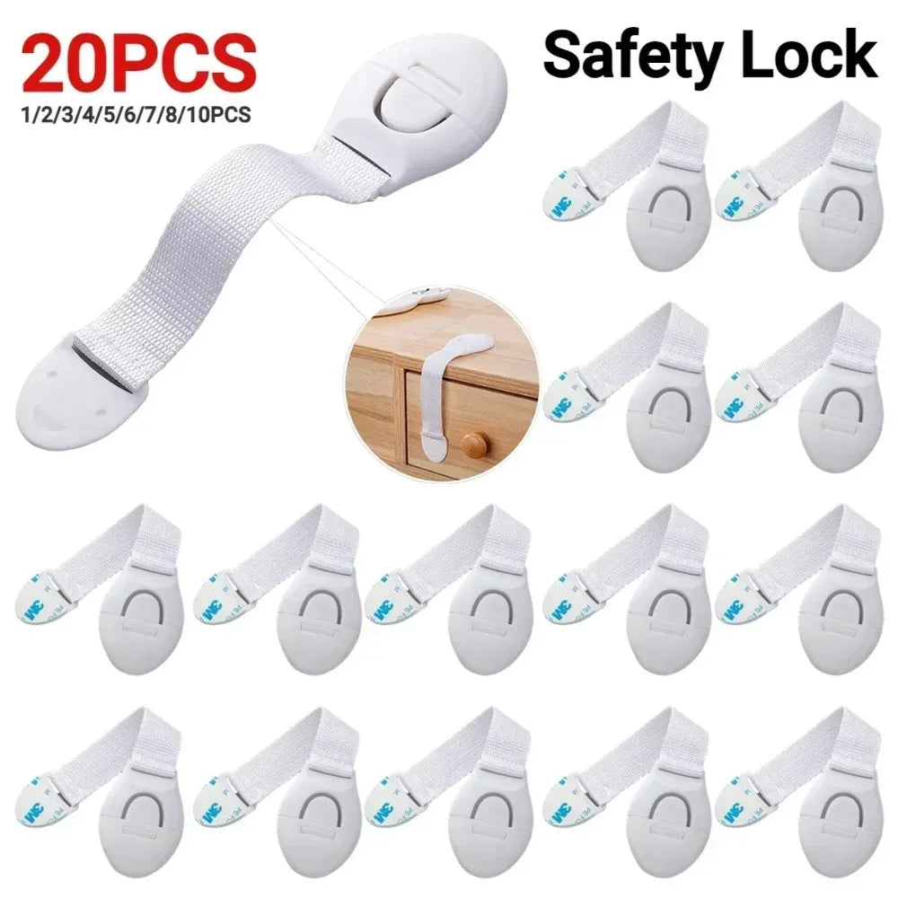 Child Safety Cabinet Lock Kids Security Protection Drawer Door Cabinet Lock Plastic Protection Baby Safety Door Lock Shoppers Synchrony