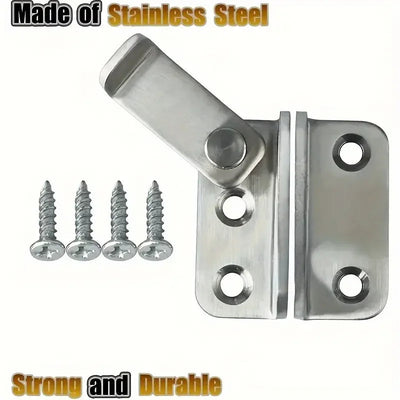 1Pc Flip Latch Slide Bolt Lock, Security Door For Barn Cabinets, Pet Cages, Garden, Bathroom, Garage, Windows Shoppers Synchrony