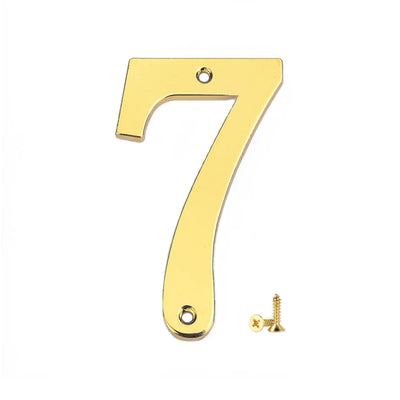 1Pcs 3Inch Metal House Numbers with M2 Screws Solid Zinc Alloy Mailbox Numbers 3D Address Numbers for Outside House Apartment Shoppers Synchrony