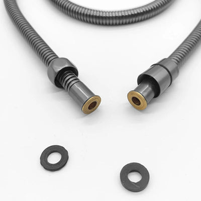 High Quality Black White Shower Hose Bathroom Fitting Stainless Steel Bath Tube 150CM Water Pipe Chrome Burshed Gold Grey Bronze Shoppers Synchrony