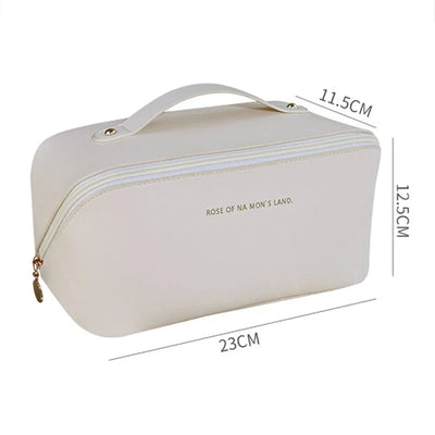 Makeup Organizer Female Toiletry Kit Bag Make Up Case Storage Pouch PU Lady Box, Cosmetic Bag, Organizer Bag For Travel Zip ﻿ Shoppers Synchrony