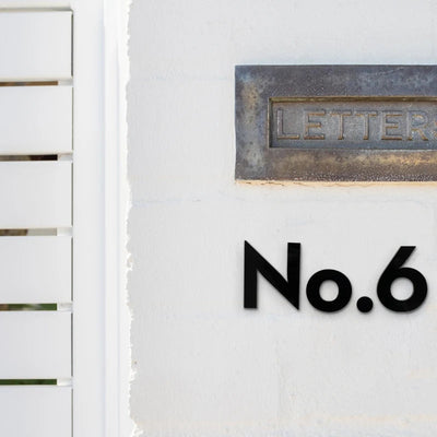 Acrylic 75mm Exterior House Number Outdoor Self Adhesive Letters Apartment Door Numbers Stickers Plate Sign Mailbox 3 inch Shoppers Synchrony