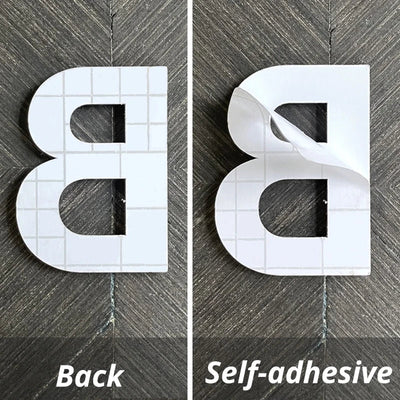 Acrylic 75mm Exterior House Number Outdoor Self Adhesive Letters Apartment Door Numbers Stickers Plate Sign Mailbox 3 inch Shoppers Synchrony