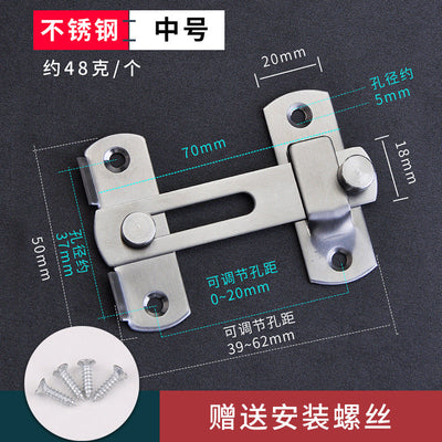 Stainless steel Universal Door Lever Lock Child Baby Safety Lock Rotation Proof Professional Door Latch Multi-functional Shoppers Synchrony