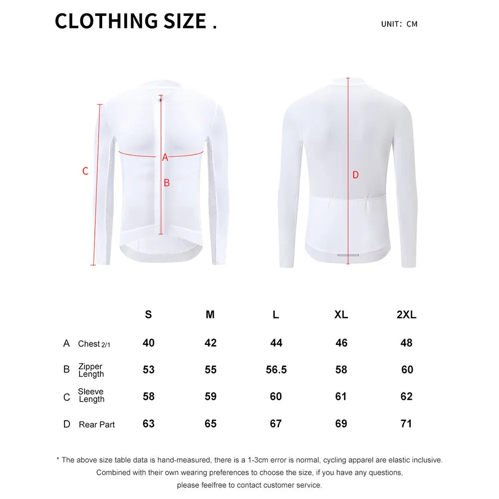 HISERWA Cycling Jersey Long Sleeve Men Pro Aero Slim Fit Cycling Jersey MTB Road Bike Clothing Breathable Quick Dry Shirt Bicycl Shoppers Synchrony