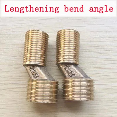 10/12/15/17CM bathroom faucet Lengthen fixed pipe , Brass/stainless steel Basin faucet fittings, Installation tap fixed pipe Shoppers Synchrony