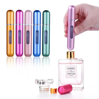 5ml Bottom Charge Perfume Refillable Bottle Liquid Container For Cosmetics Spray Bottling Dispenser Press Head Portable Travel Shoppers Synchrony