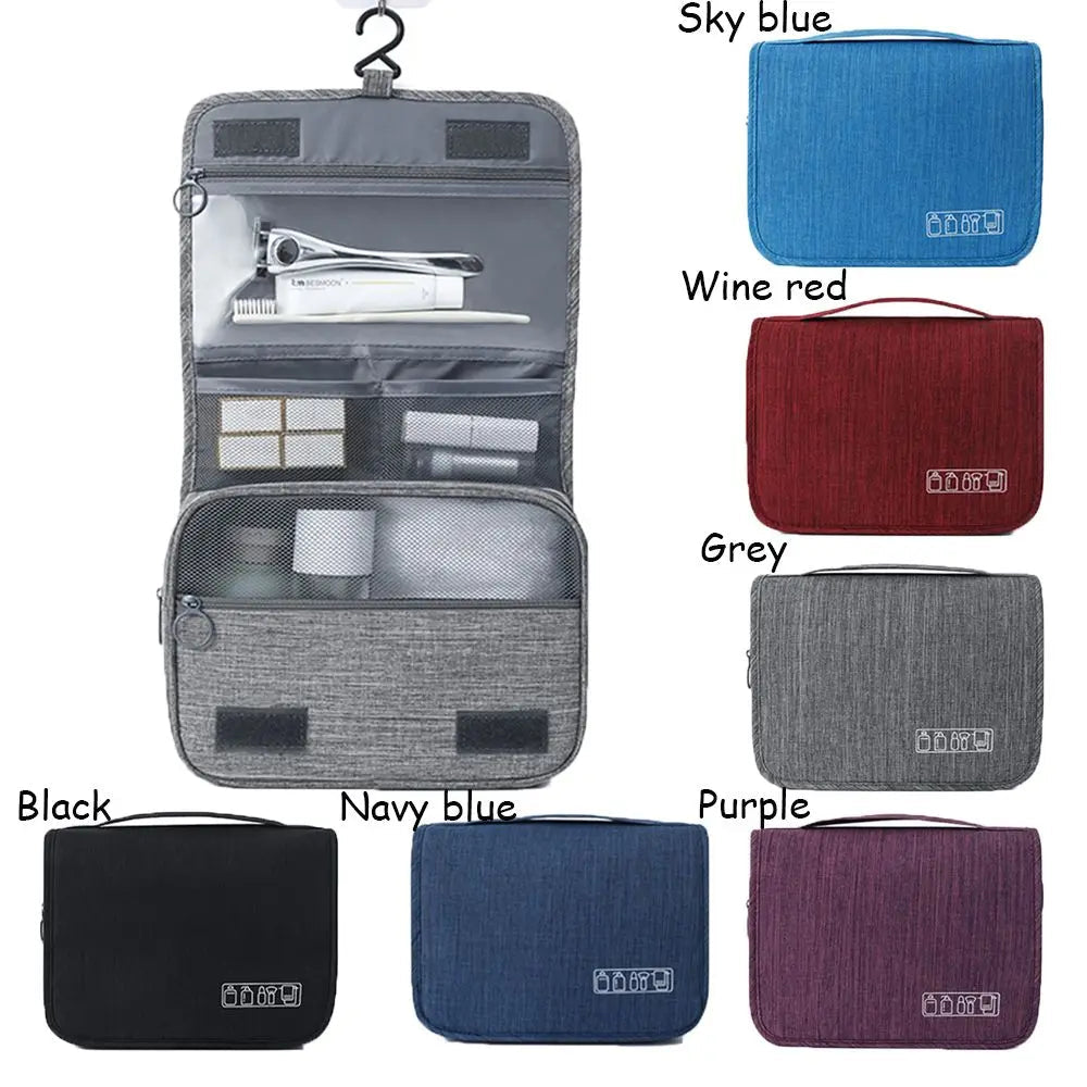 Foldable Toiletry Bag Organizer Hanging Storage Bag Bathroom Makeup Bag Case Travel Dry And Wet Separation Cosmetic Bag Shoppers Synchrony