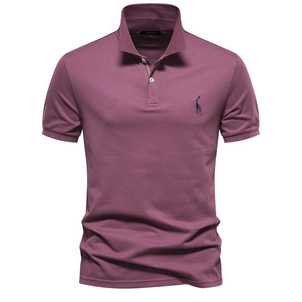AIOPESON Brand Men's Polo Shirts Cotton Polo Shirts for Men Short Sleeve High Quantity Solid Polo Men New Summer Clothing Shoppers Synchrony