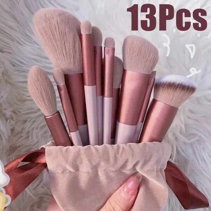 13 PCS/Lot Makeup Brushes Set Eye Shadow Foundation Women Cosmetic Powder Blush Blending Beauty Make Up Tool Shoppers Synchrony