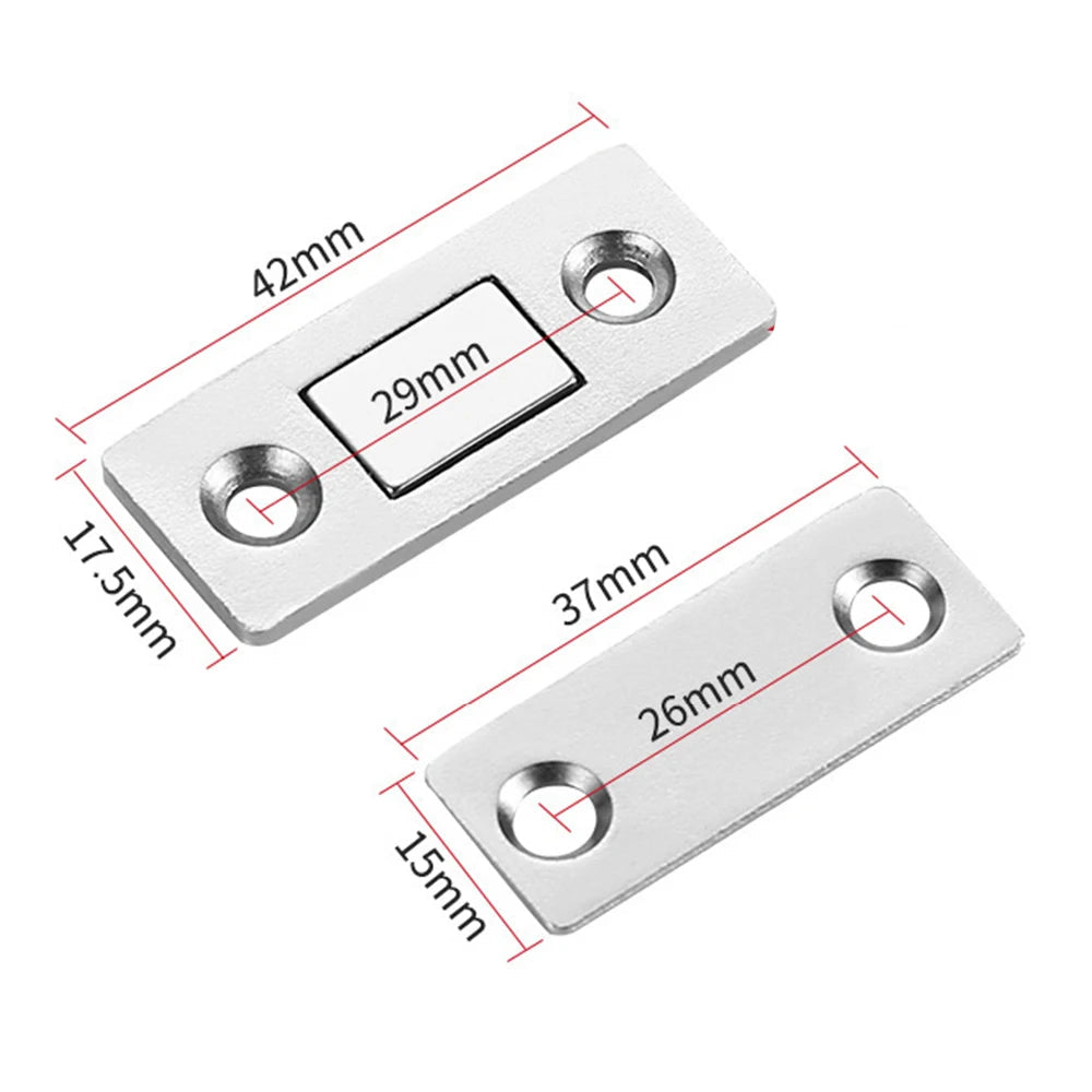 Magnetic Cabinet Catches Ultra Thin Door Strong Magnets Stopper Invisible Adhesive Drawer Magnet Lock for Kitchen Closet Closer Shoppers Synchrony