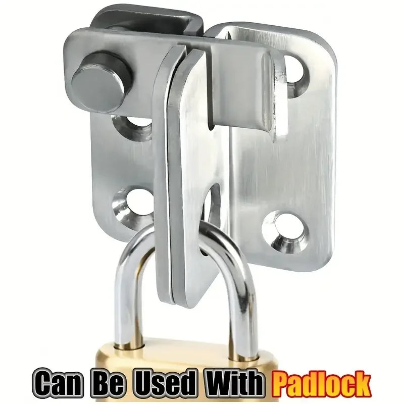 1Pc Flip Latch Slide Bolt Lock, Security Door For Barn Cabinets, Pet Cages, Garden, Bathroom, Garage, Windows Shoppers Synchrony