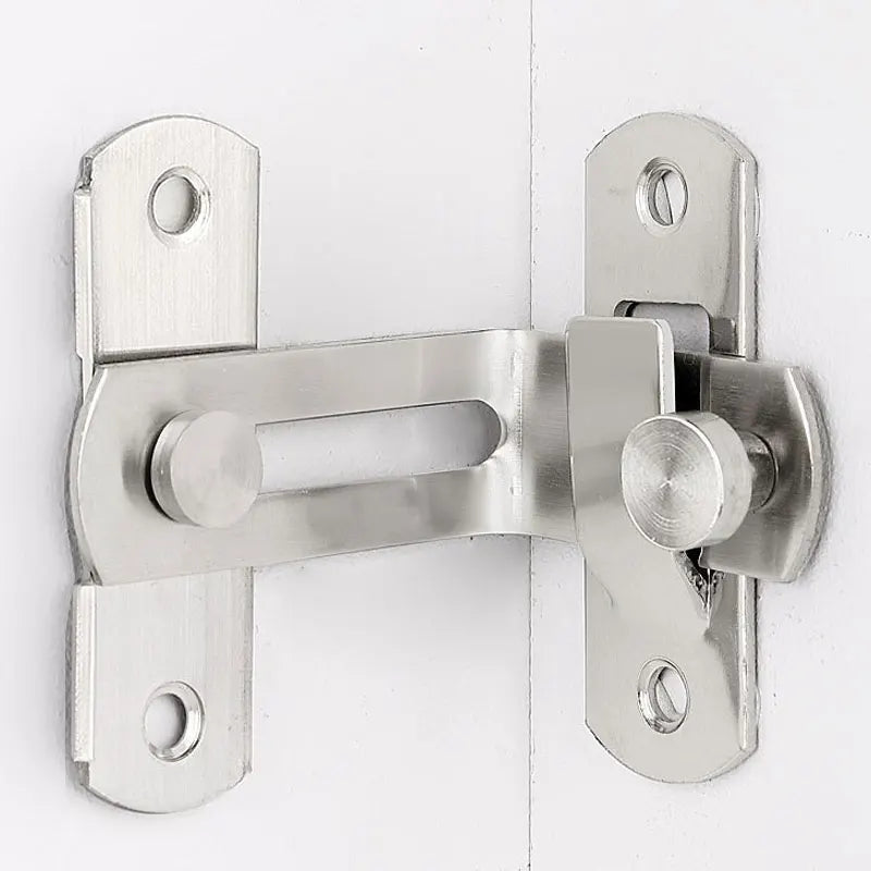 Door Lock Guard Latch Bolt 90°/180° Stainless Steel Toggle Latch Sliding Barn Door Lock Wine Cabinet Closet Right Angle Lock Shoppers Synchrony
