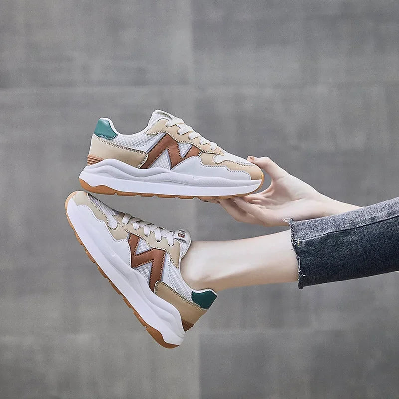 Sneakers Women Trainers Shoes Ladies Sport Mesh Sneakers Woman Flat Shoes Lightweight Soft Breathable Footwear Tennis Shoes Shoppers Synchrony