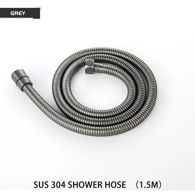 High Quality Black White Shower Hose Bathroom Fitting Stainless Steel Bath Tube 150CM Water Pipe Chrome Burshed Gold Grey Bronze Shoppers Synchrony