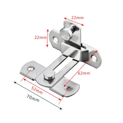 Door Lock Guard Latch Bolt 90°/180° Stainless Steel Toggle Latch Sliding Barn Door Lock Wine Cabinet Closet Right Angle Lock Shoppers Synchrony