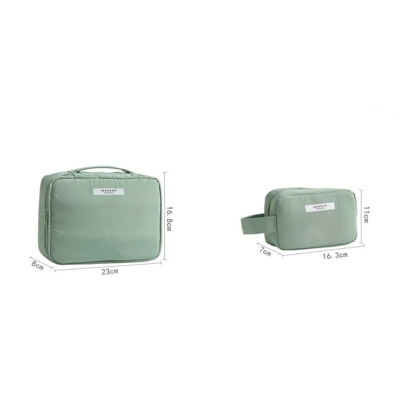 Travel Makeup Bag Water-resistant Toiletry Cosmetic Bag Portable Large Capacity Makeup Box Skincare Toiletry Storage Organizer Shoppers Synchrony