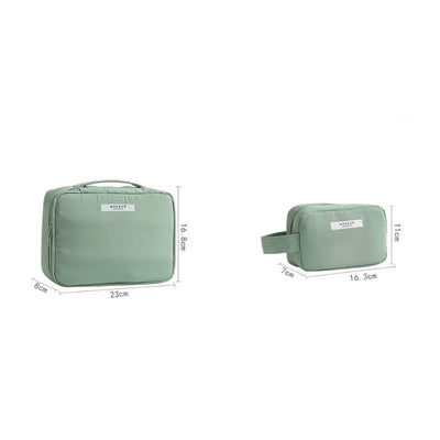 Travel Makeup Bag Water-resistant Toiletry Cosmetic Bag Portable Large Capacity Makeup Box Skincare Toiletry Storage Organizer Shoppers Synchrony