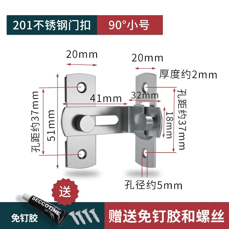 Stainless steel Universal Door Lever Lock Child Baby Safety Lock Rotation Proof Professional Door Latch Multi-functional Shoppers Synchrony