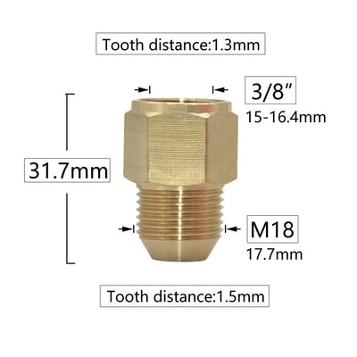 Brass 3/8 1/2 3/4" To M14 M18 M22 Male Female Thread Connector Cleaning Machine Faucet Bathroom Kitchen Copper Fittings Shoppers Synchrony