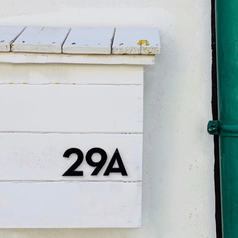 Acrylic 75mm Exterior House Number Outdoor Self Adhesive Letters Apartment Door Numbers Stickers Plate Sign Mailbox 3 inch Shoppers Synchrony