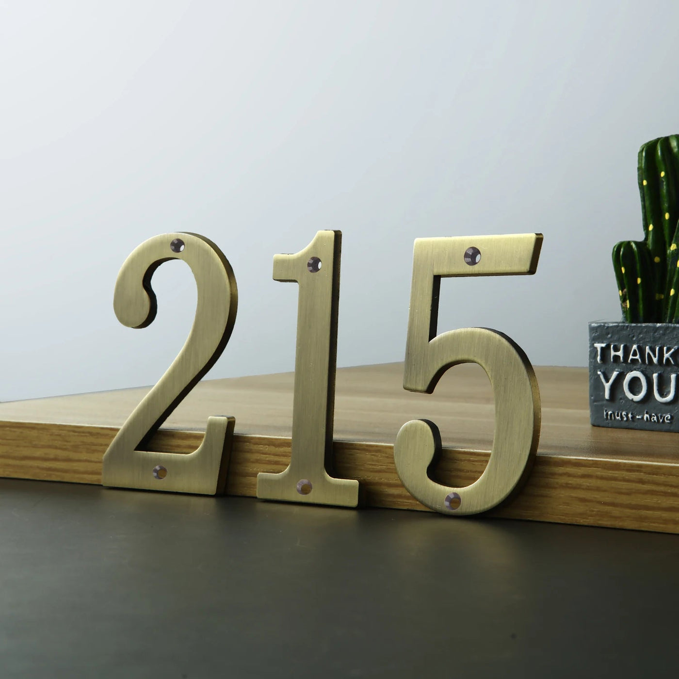 1Pcs 3Inch Metal House Numbers with M2 Screws Solid Zinc Alloy Mailbox Numbers 3D Address Numbers for Outside House Apartment Shoppers Synchrony